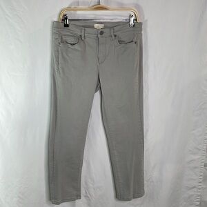 Loft outlet modern denim crop grey jeans